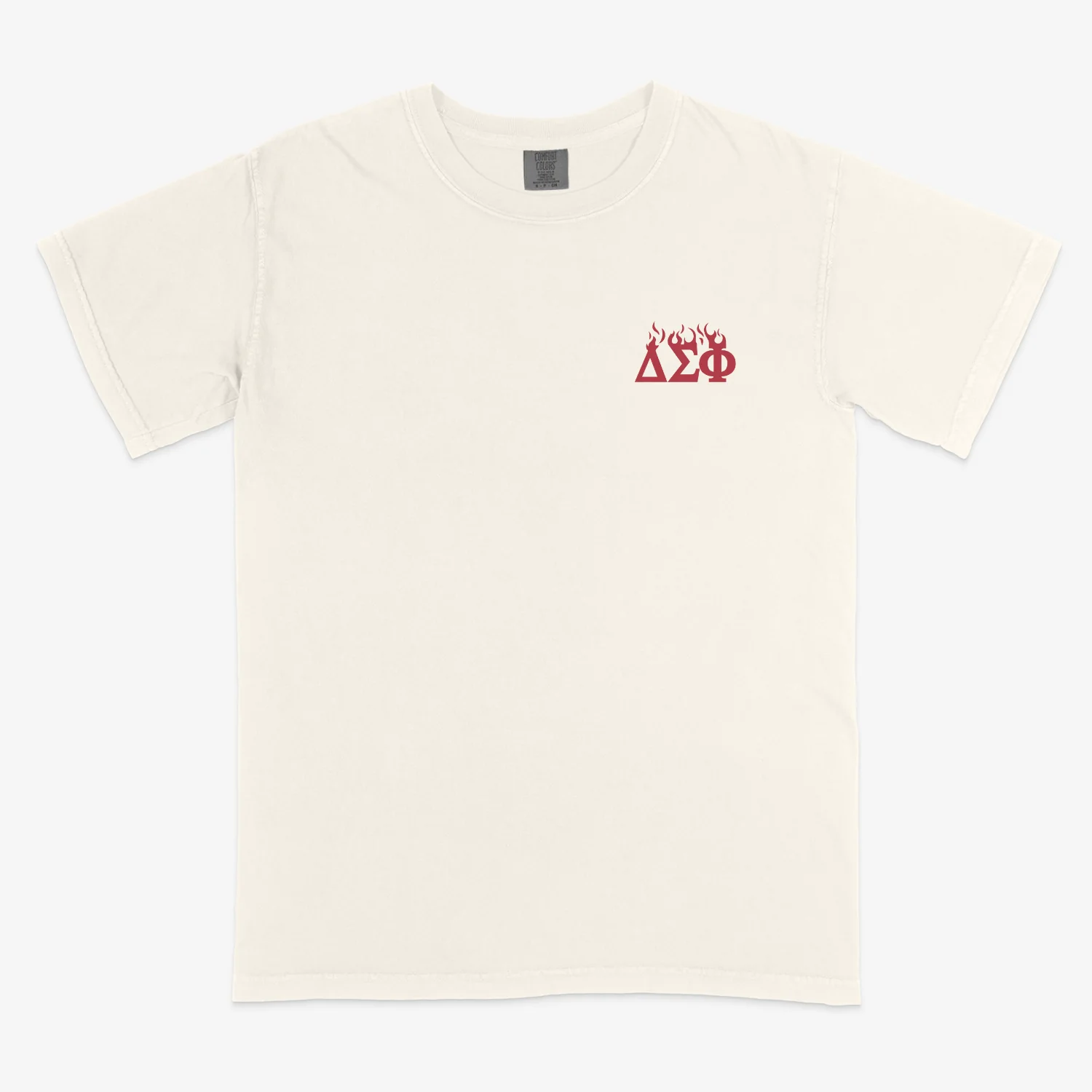 Delta Sigma Phi chest letters tee